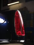 18 1952 chevy styleline tail light close up vertical red lens chrome bezel custom housing