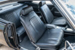 19 1971 Chevelle front bucket seats black leather ribbed upholstery chrome trim fully restored