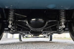1932 Ford Five Window Coupe rear undercarriage custom suspension coilover shocks polished differential hot rod chassis