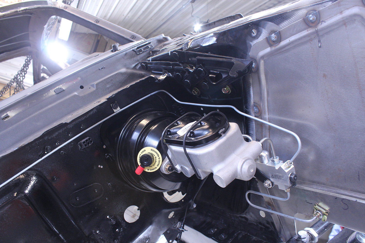 24 1965 mustang cpp brake booster and master cylinder install