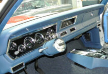1971 Duster Interior Gets a Makeover 30 1971 plymouth duster completed dash gauges console installed blue interior