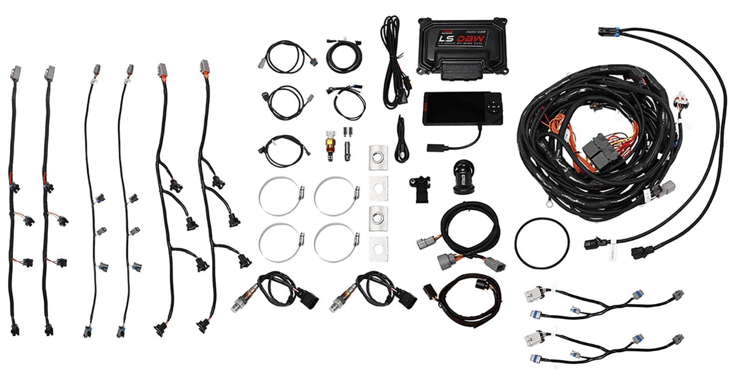 fitech ls efi kit computer harness connectors display