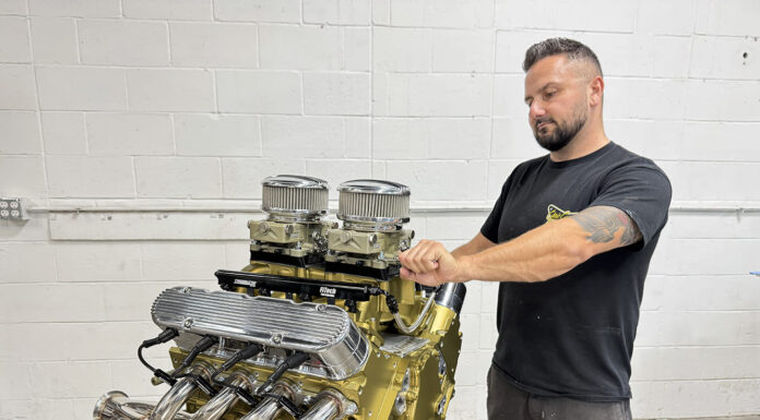 Fitech Dual Quad LS3 engine swap polished long tube headers