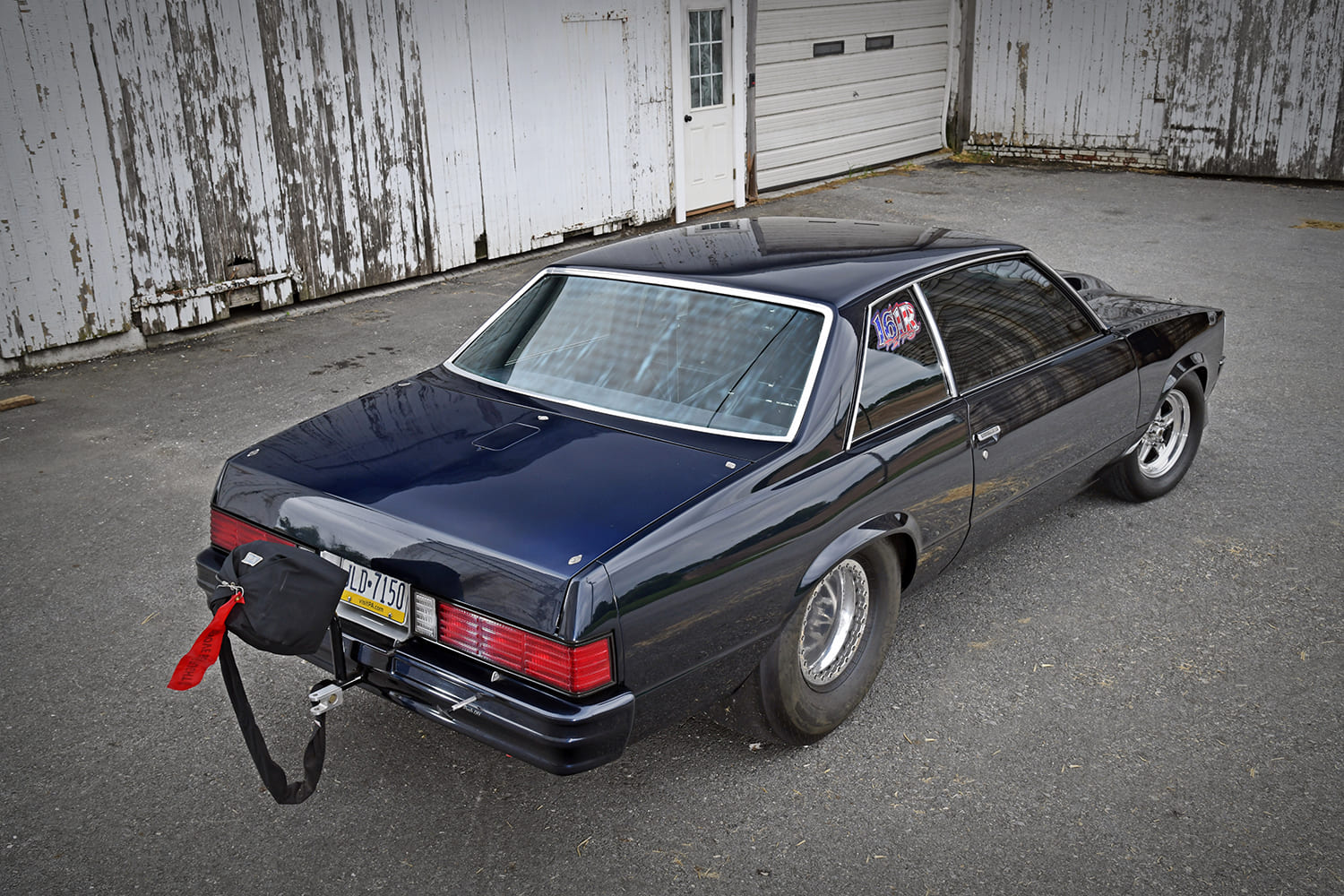 81 Chevy Malibu high angle rear chrome trim drag suspension polished beadlock wheels