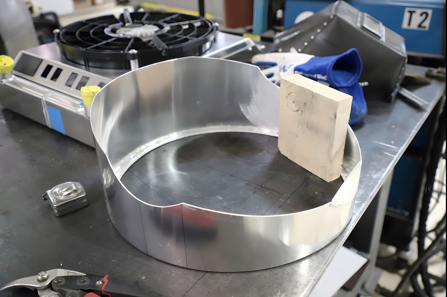 Chevy Corvette custom rough shape fan shroud ring