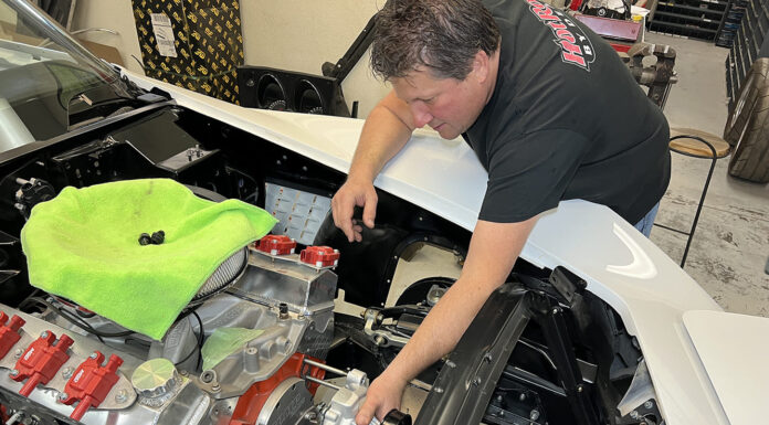 vintage air front runner installed in c3 corvette