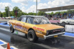 gold nova race car wheelie gasser