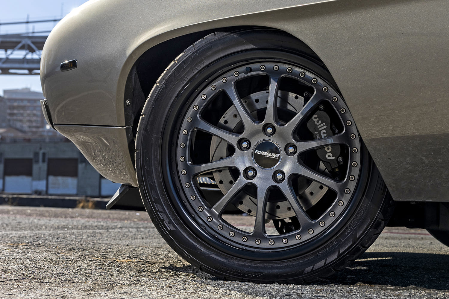 1969 Chevrolet Camaro Z28 Forgeline wheels Wilwood brakes drilled rotors performance tires