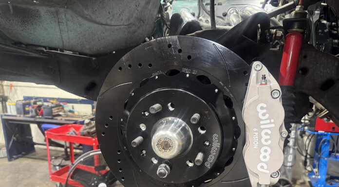 1971 Chevy El Camino Wilwood Disc Brake Upgrade Gray Powder-coated Wilwood Caliper