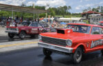 two nova gassers at drag strip