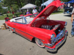 back to the 50s custom red over white