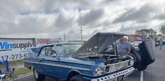 Classic Ford Thunderbolt lightweight race car