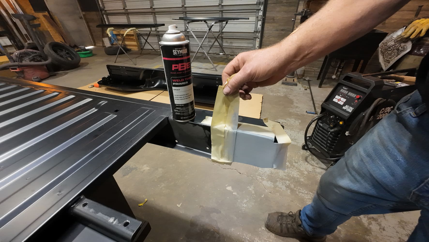 weld thru primer application seymour pbe coating