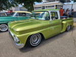 green and white custom c10 pickup