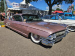 metallic pink cadillac lowered
