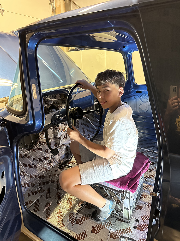 biy working on 61 apache interior