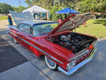 1959 chevy custom red white top