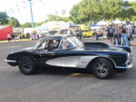 black with silver cove vette hot rod