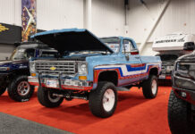 Trucks at SEMA – Classic Truck Highlights from the Last Show classic squarebody pickup 4wd at sema show