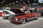 red c10 pickup sema show