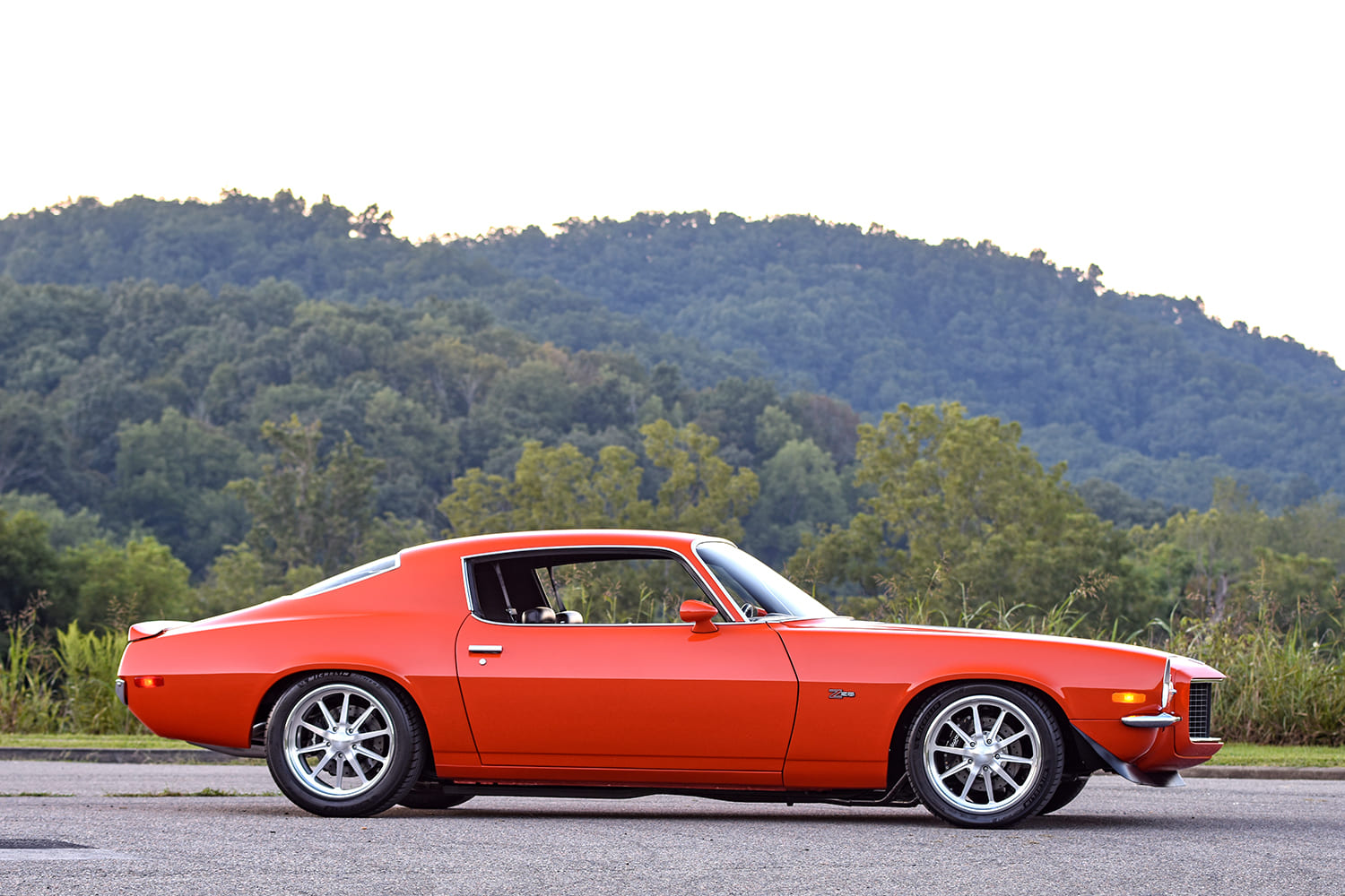 2nd gen camaro side view orange