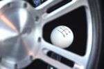 manual shifter white ball 5 speed pattern interior close up