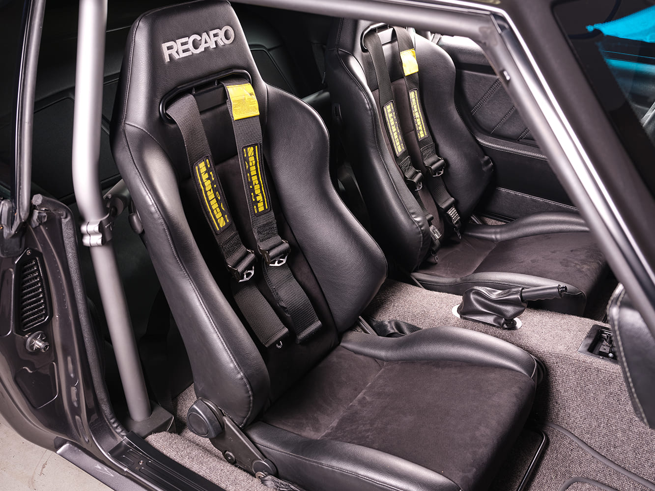 supercharged camaro custom recaro seats racing harness interior performance bucket seats detail