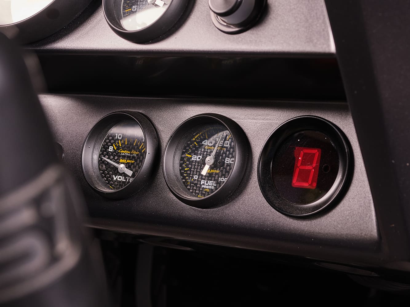 supercharged camaro custom auxiliary gauge panel