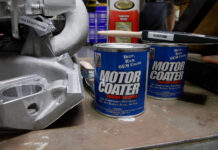 KBS Coatings Motor Coater Engine Paint kbs motor coater engine enamel cans deep rich OEM color automotive paint supplies workbench