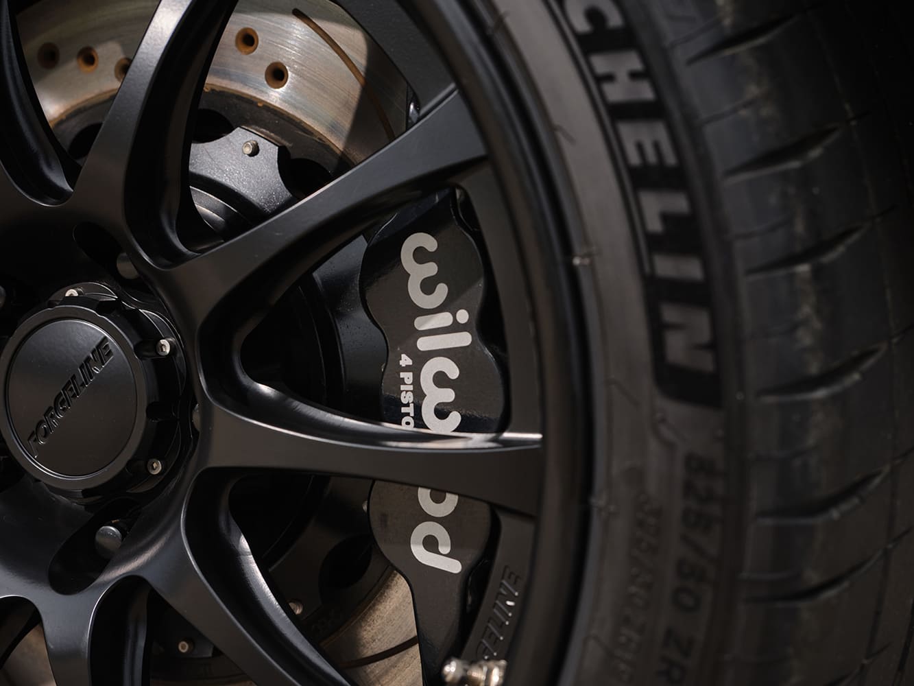 forgeline wheel wilwood 4 piston brake big rotor performance detail