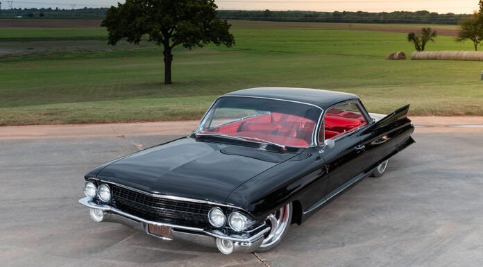 61 coupe deville black custom high angle front