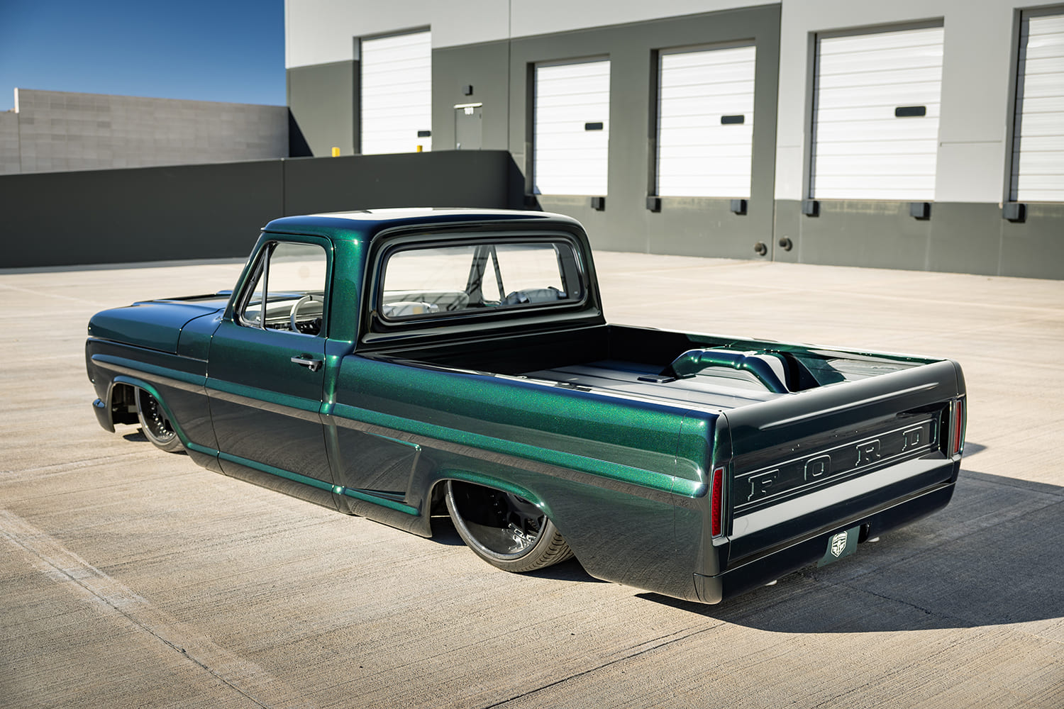 fat fender garage 67 Ford F100 custom rear