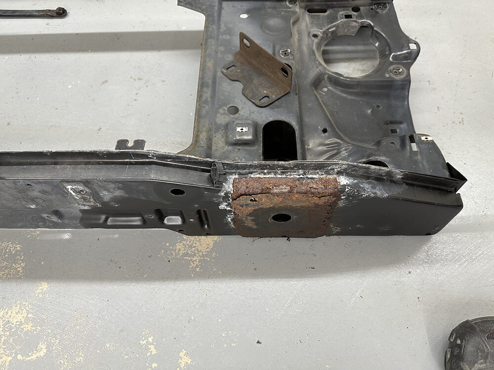 1995 c1500 core support rust damage