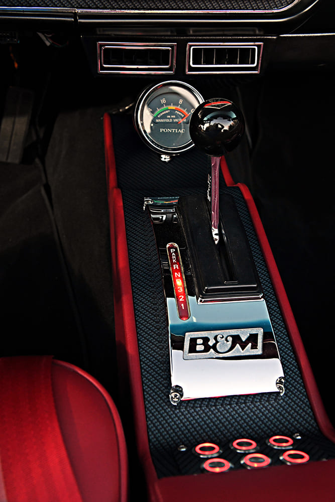 1967 pontiac gto shifter center console