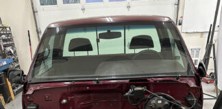 1995 OBS custom chassis front suspension rack and pinion install mockup