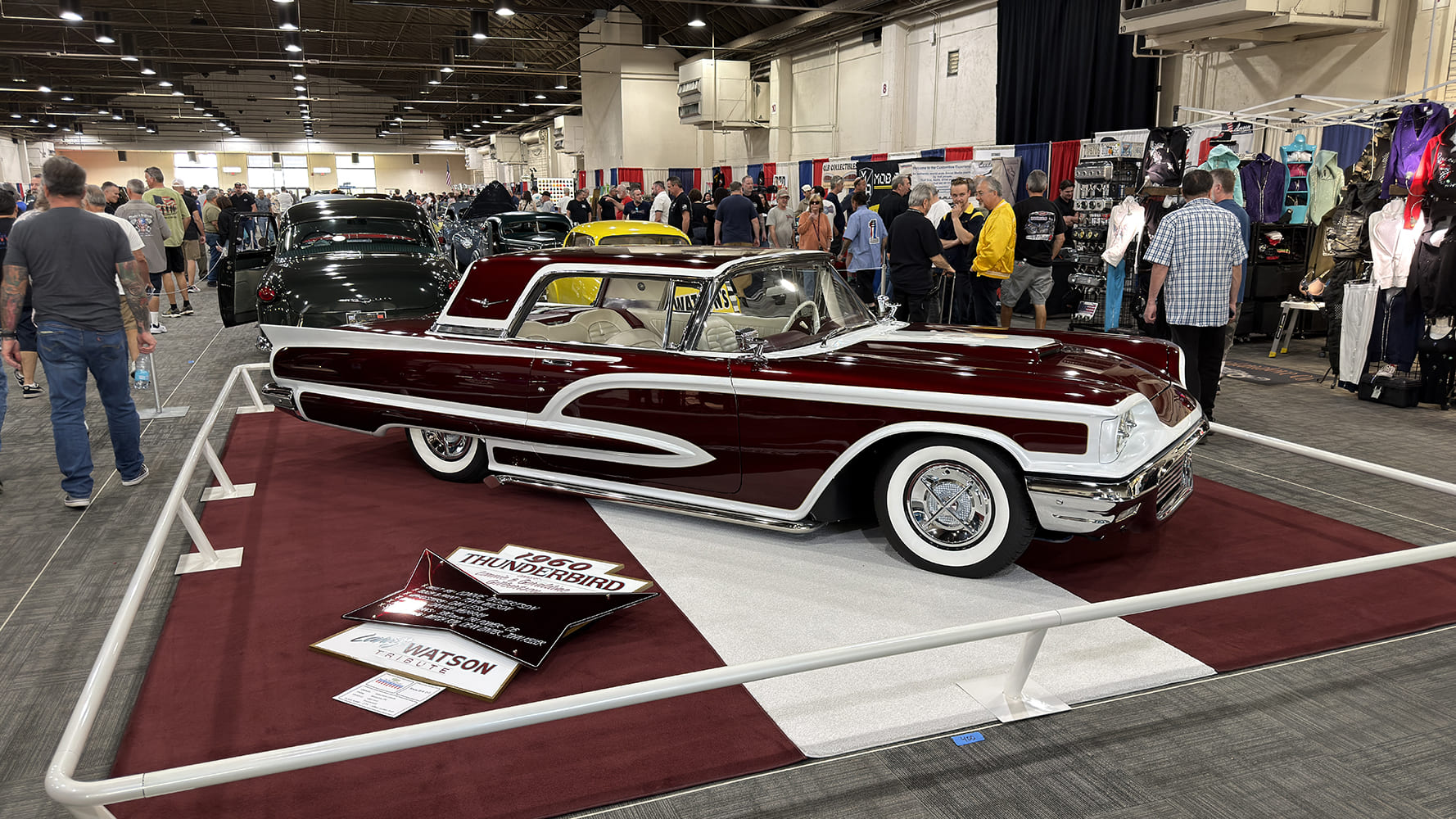 1960 ford thunderbird larry watson tribute custom two tone lowrider show car