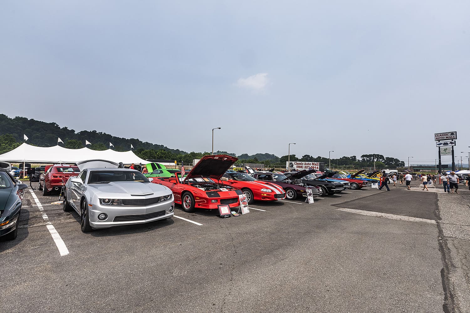 many generations of camaros at camaro nationals