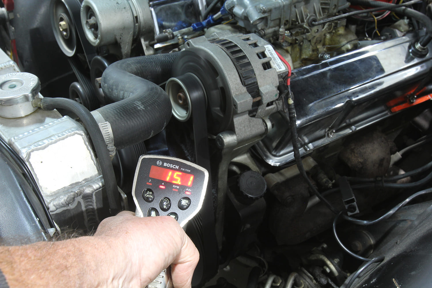 timing light adjusting initial timing before carb tuning
