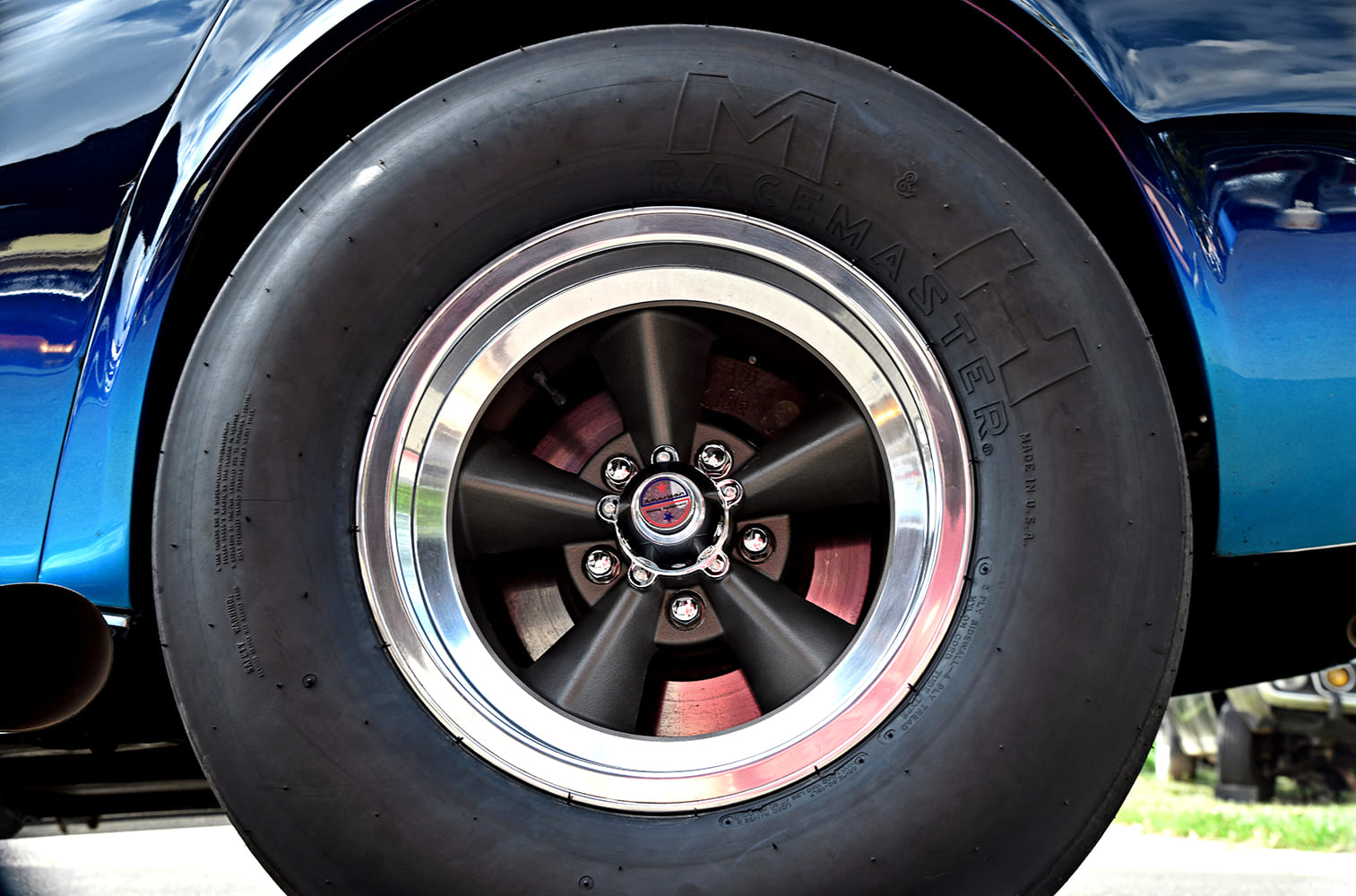 vintage drag racing wheel and tire