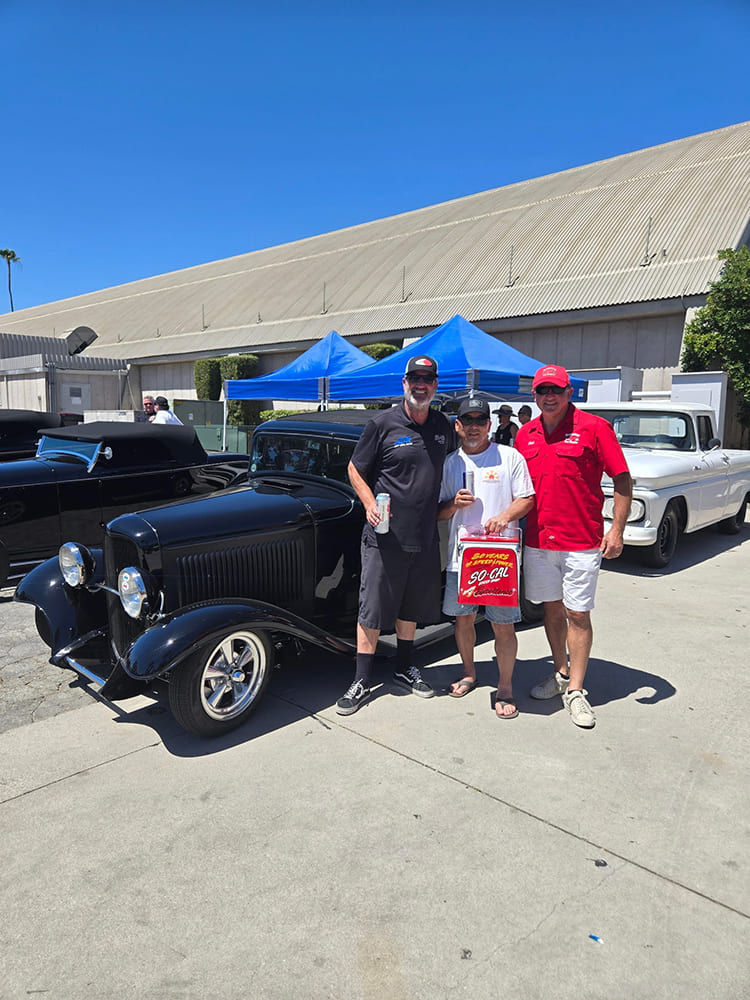 award of excellence, presented by chapouris iv at 2026 la roadsters show n swap