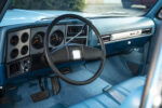 1976 c10 custom dually pickup dashboard steering wheel gauges blue