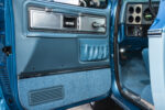 1978 c10 dually pickup interior door panel blue upholstery chrome handle detail