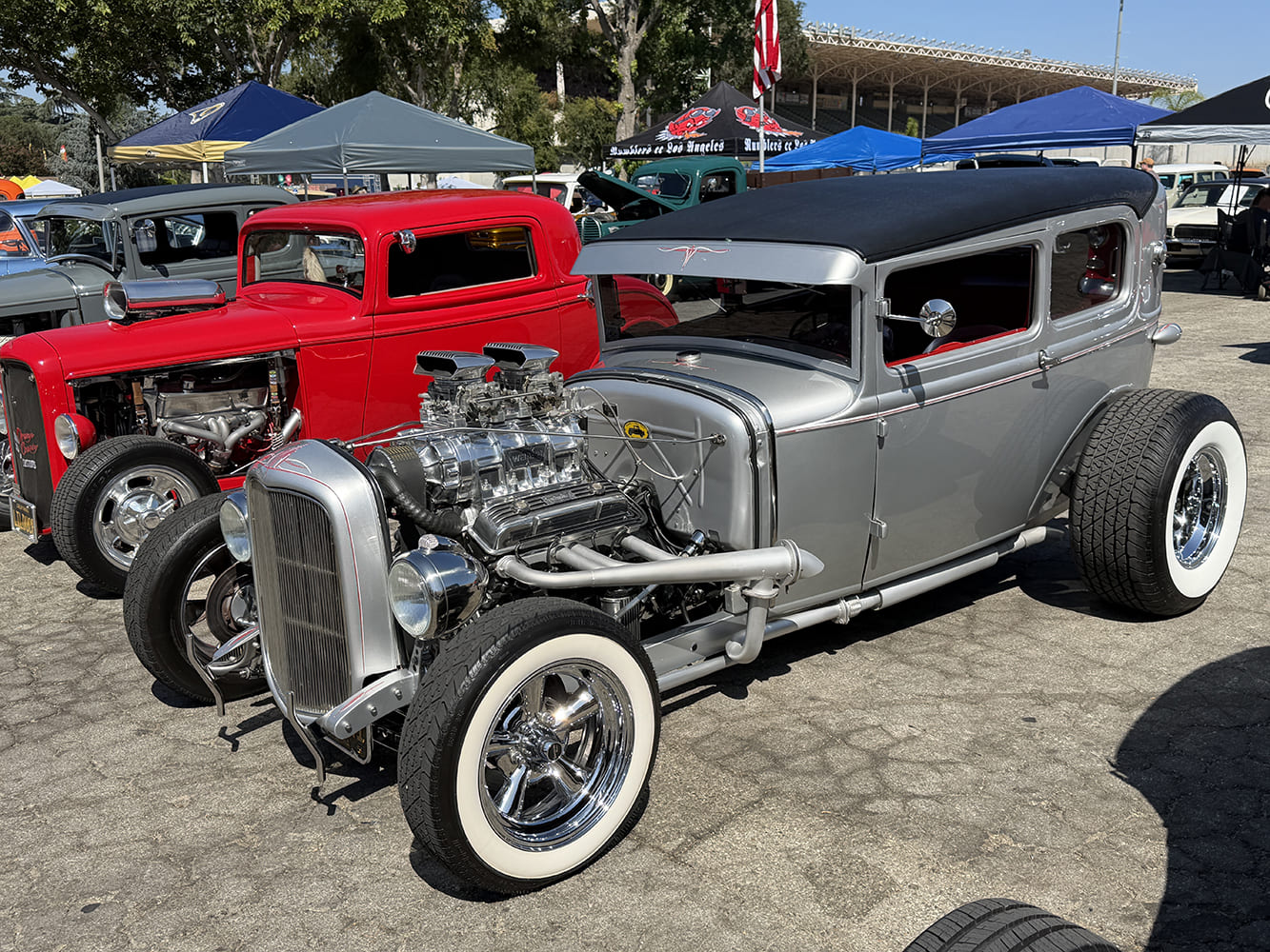 model a highboy sedan with supercharged small block chevy engine