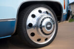 1978 chevrolet c10 custom dually pickup front wheel polished dually style rim tire detail