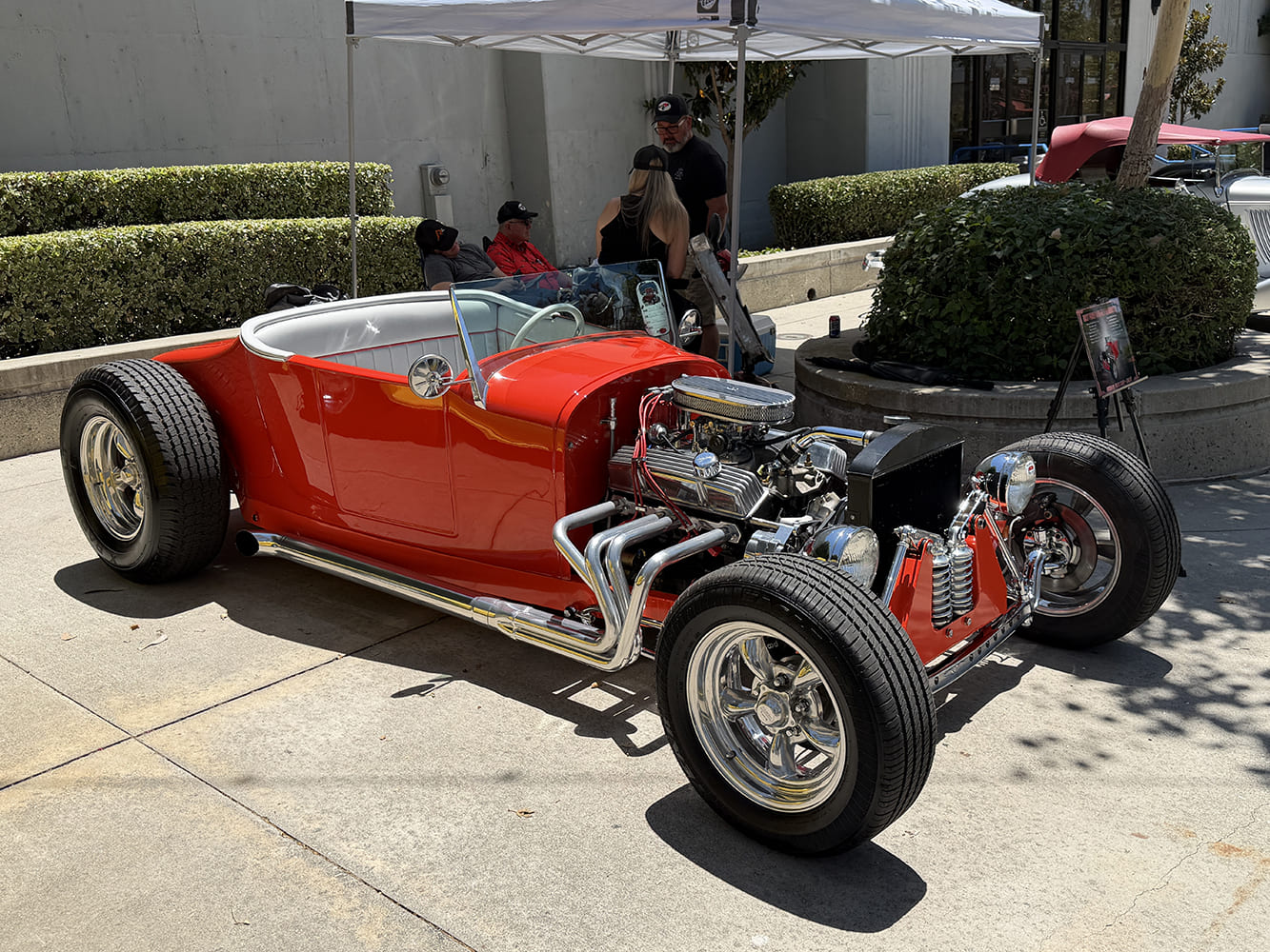 1927 Ford roadster poli-form body red 355 small block