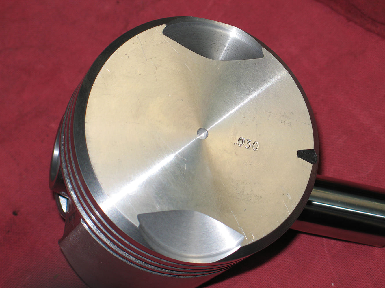1957 Chrysler 392 Hemi forged piston domed high compression vintage engine component