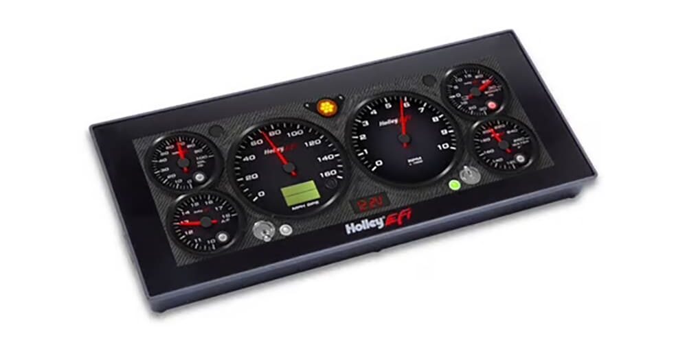 high tech digital dash system by Holley